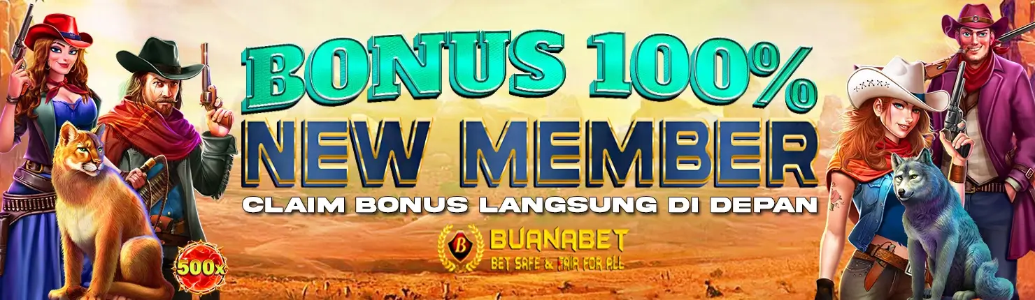 bonus 100% new member buanabet